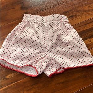 Bella Bliss size 4 red and white polka dot short